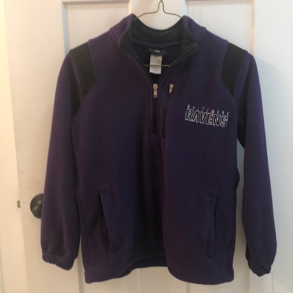 Ravens NFL boys fleece jacket